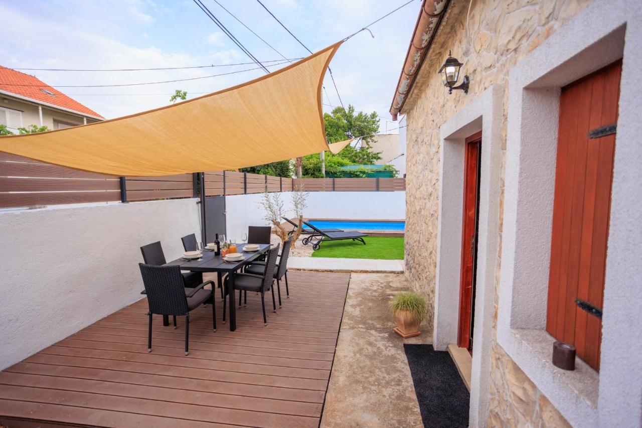 Mustra House Zadar - Private Pool & Sauna Eksteriør bilde