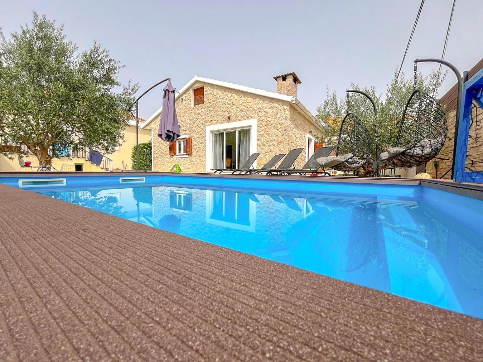 Mustra House Zadar - Private Pool & Sauna Eksteriør bilde